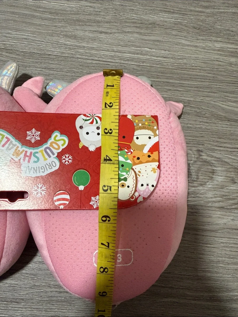 Squishmallows Girls Slippers Size 2/3 NEW WITH TAGS